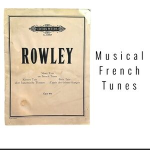 Alec Rowley Short Trio on French Tunes Op 46b Violin and Piano Edition